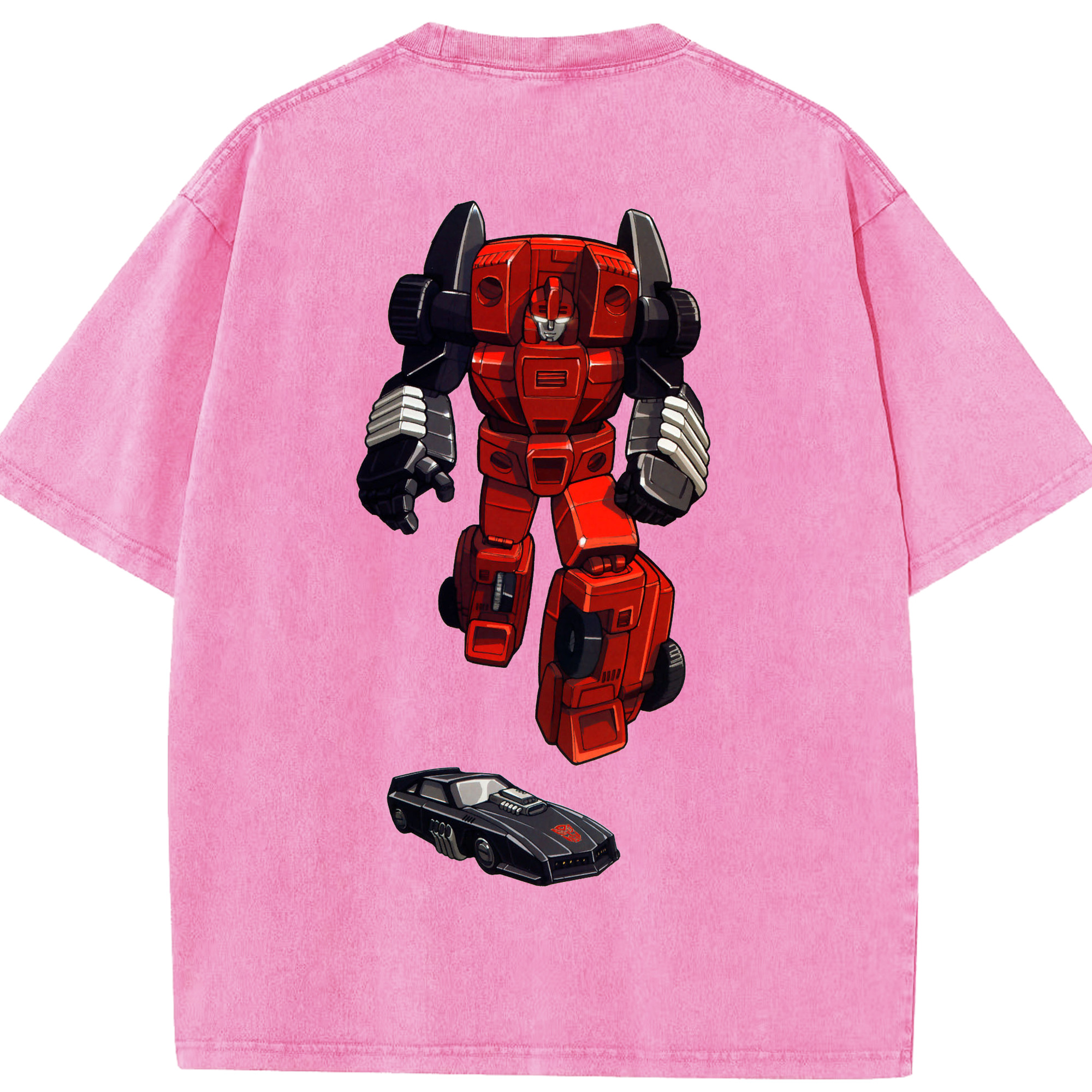 （画像用）  綿100% ヴィンテージ風 半袖Tシャツ（背面プリント）